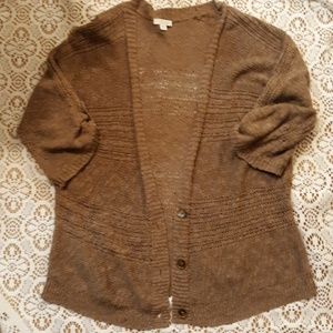 J Jill 3/4 sleeved Cardigan